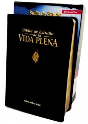 Biblia Estudio Vida Plena Piel Especial (Tapa Suave) [Biblia]