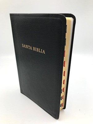 Biblia Letra Super Gigante Imititación Piel Negro con Índice (Tapa Suave)