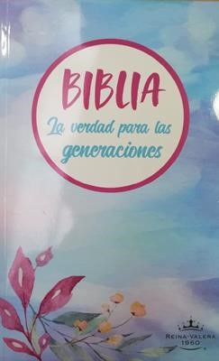 Biblia Verdad para las Generaciones RVR60 Letra Grande  Celeste (Tapa Rustica)