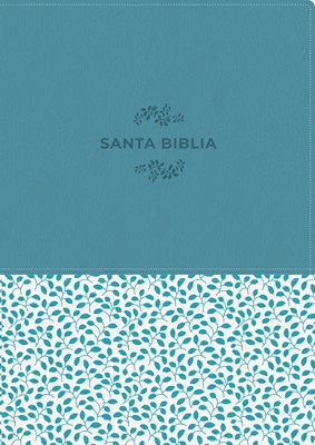 Biblia NTV Letra Grande Azul / Blanco (Tapa Suave)