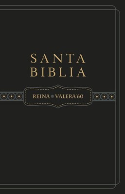 Biblia Reina Valera 1960 Cuero Italiano Negro (Tapa Suave)