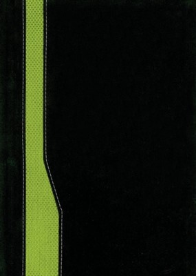 Biblia NVI G3 Piel Italiana 2 Tonos Negro Verde (Tapa Suave)