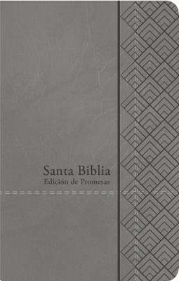 Biblia de Promesas Tamaño Manual Gris (Tapa Suave)