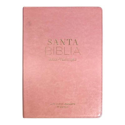 Biblia Reina Valera 1960 Letra Supergigante Clásica Rosa