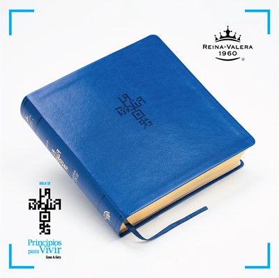 Biblia QR Principios Para Vivir - Azul