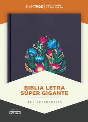 Biblia Letra Super Gigante bordado tela