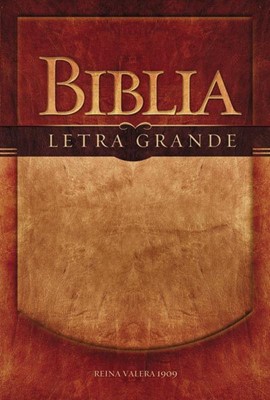 Biblia Reina Valera 1909 Letra Grande Rústica