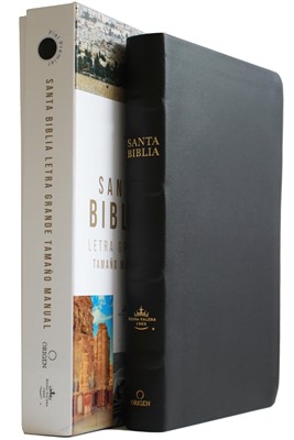 Biblia Letra Grande Reina Valera 1960 Piel Negro