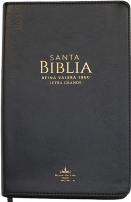 Biblia Letra Grande Reina Valera 1960 Clásica Negro