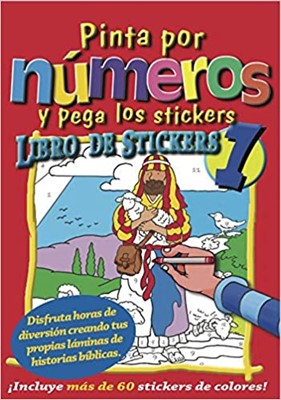 Pinta por Números y Pega los Stickers