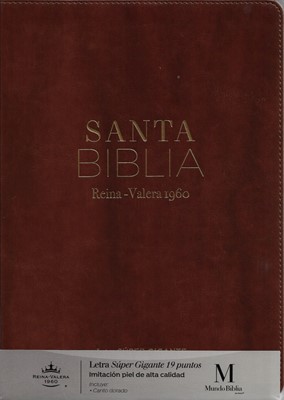 Biblia Letra Supergigante Reina Valera 1960 Café