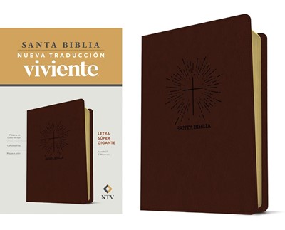 Biblia NTV Letra Super Gigante con Índice Café