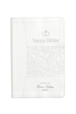 Biblia Para Bodas Blanco con Plateado