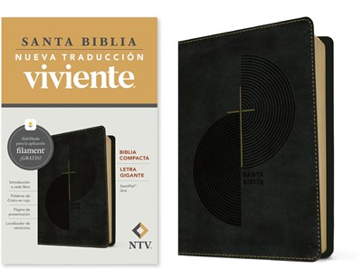 Biblia NTV Letra Grande Compacta Gris