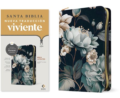 Biblia NTV Ultrafina con Cierre Floral