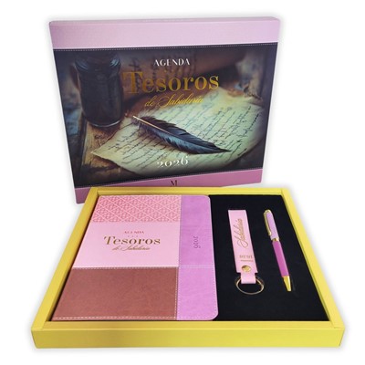 Agenda Tesoros de Sabiduría Rosa