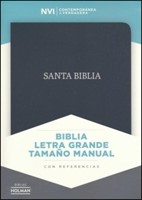 Biblia NVI Manual Letra Grande Negro (Tapa Suave) [Biblia]