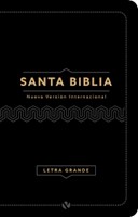 Biblia NVI Letra Grande Cuero Italiano Negro (Tapa Suave)