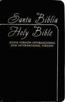 Biblia bilingüe NVI / NIV Imitación Piel Negro