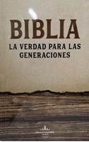 Biblia Verdad para las Generaciones RVR60 Letra Grande  Marron (Tapa Rustica)