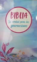 Biblia Verdad para las Generaciones RVR60 Letra Grande  Celeste (Tapa Rustica)