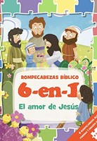 Amor de Jesús Biblia de Rompecabezas (Tapa Dura)