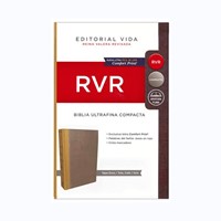 Biblia RVR Compacta TD Ocre/Gris (Tapa Dura)