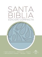 Biblia RVR60 Compacta Imitación Piel Celeste