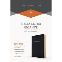 Biblia Letra Gigante Imitación Piel Negro (Tapa Suave)