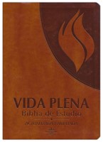 Biblia Vida Plena RVR60 Actualizada y Ampliada Marrón (Tapa Suave)