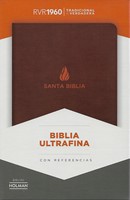 Biblia Ultrafina Piel Fabricada Marrón (Tapa Suave)