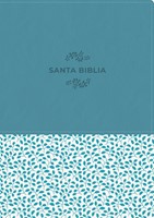 Biblia NTV Letra Grande Azul / Blanco (Tapa Suave)