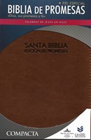 Biblia de Promesas Compacta Piel Café (Tapa Suave)
