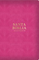 Biblia Reina Valera 1960 Letra Grande Tamaño Manual Rosa (Tapa Suave)