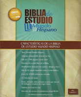 Biblia de Estudio Mundo Hispano (Piel dos tonos europea) [Biblia]