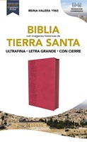 Biblia Reina Valera 1960 Letra Grande Tierra Santa con Cierre Fucsia (Tapa Suave)
