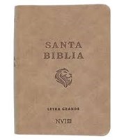 Biblia NVI Letra Grande Compacta Marrón Claro (Tapa Suave)