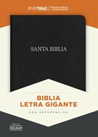 Biblia Letra Gigante Imitación Piel con índice Negro (Tapa Suave)