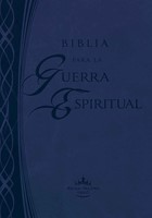 Biblia Para la Guerra Espiritual Azul (Tapa Suave)