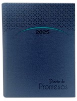 Diario de Promesas 2025 - Azul (Tapa Rústica)