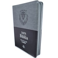 Biblia Letra Gigante Reina Valera 1960 con Cierre e índice León (Tapa Suave)