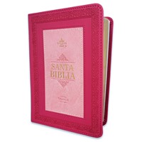 Biblia Reina Valera 1960 Compacta Letra Grande Rosa (Tapa Suave)