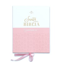 Biblia Quinceañera Reina Valera 1960 Rosa / Blanco (Tapa Rústica)