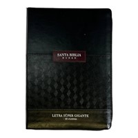 Biblia Letra Supergigante Reina Valera 1960 con Cierre e Índice Negro (Tapa Suave)