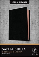 Biblia NTV Letra Gigante con Índice Negro (Tapa Suave)