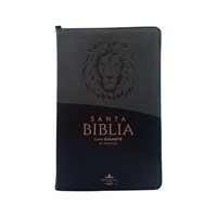 Biblia Reina Valera Negro - Gris León (Tapa Suave)