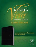Biblia de Estudio Diario Vivir NTV Letra Grande Negro (Tapa Suave)