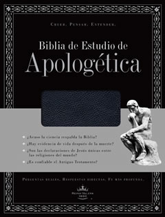 Biblia Estudio Apologética Imitación Piel Negra