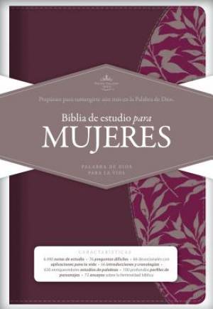 Biblia Estudio Para Mujeres Fucsia/Vino