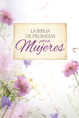 Biblia de Promesas con cierre Floral